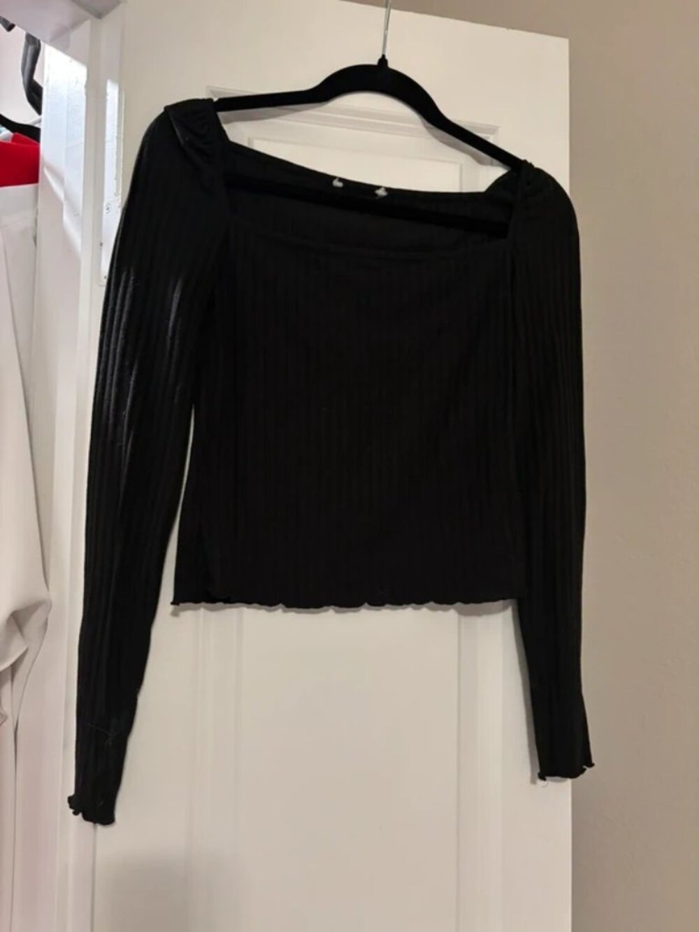 Long sleeve black shirt